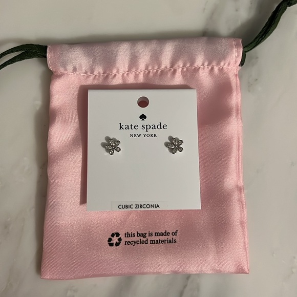 kate spade gleaming gardenia flower studs - Picture 4 of 6